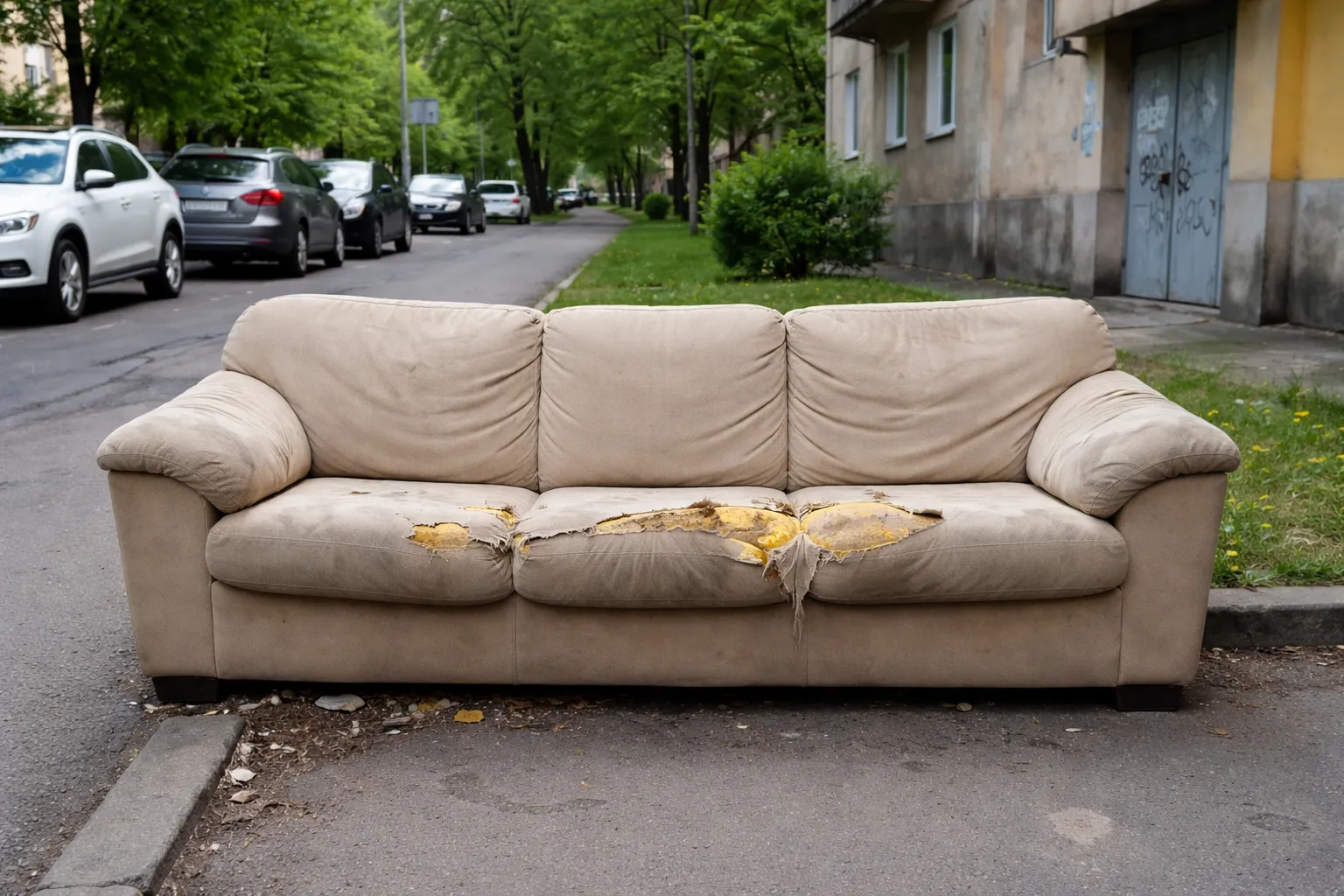 Baldų išvežimas Vilniuje